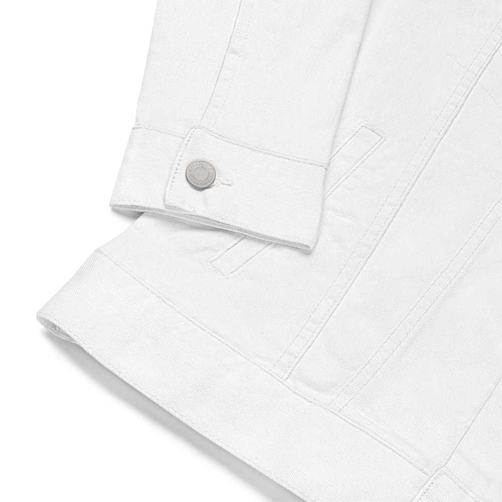 BOLD MEN'S WHITE DENIM JACKET