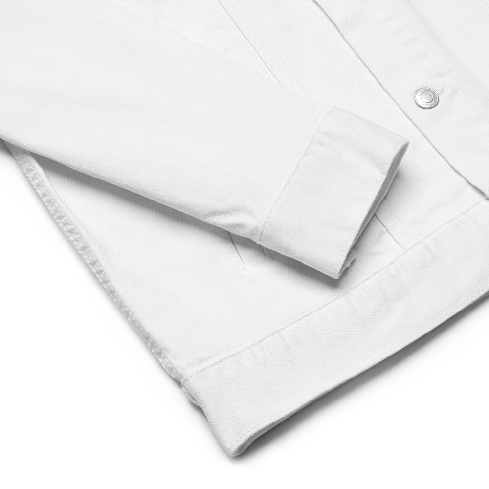 BOLD MEN'S WHITE DENIM JACKET