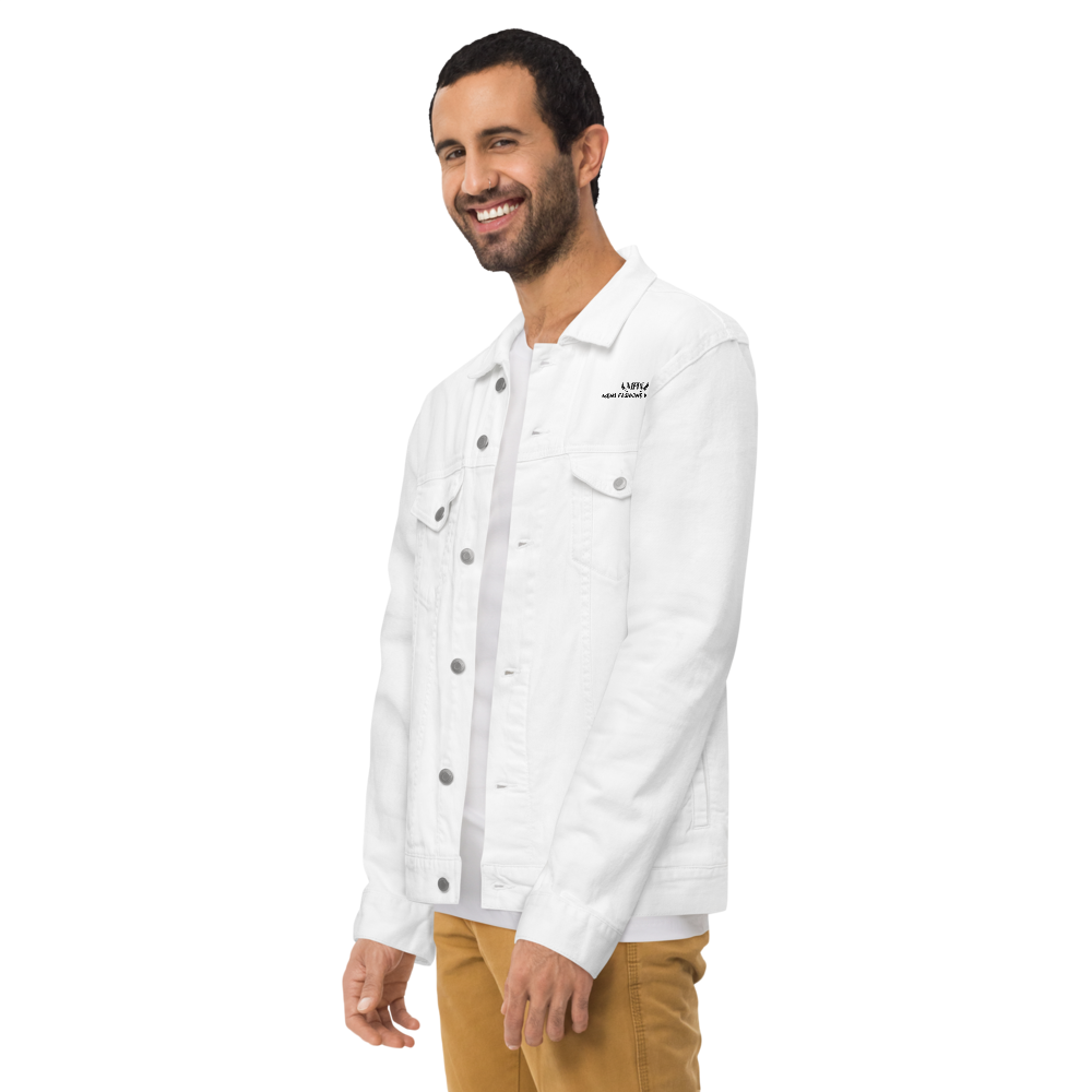 BOLD MEN'S WHITE DENIM JACKET
