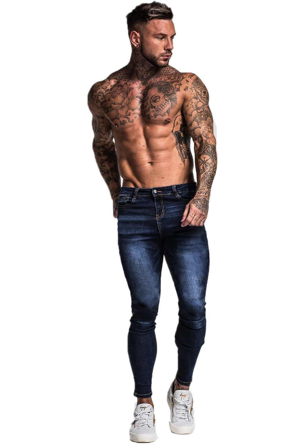 Dark Blue Skinny Stretchable Denim Jeans