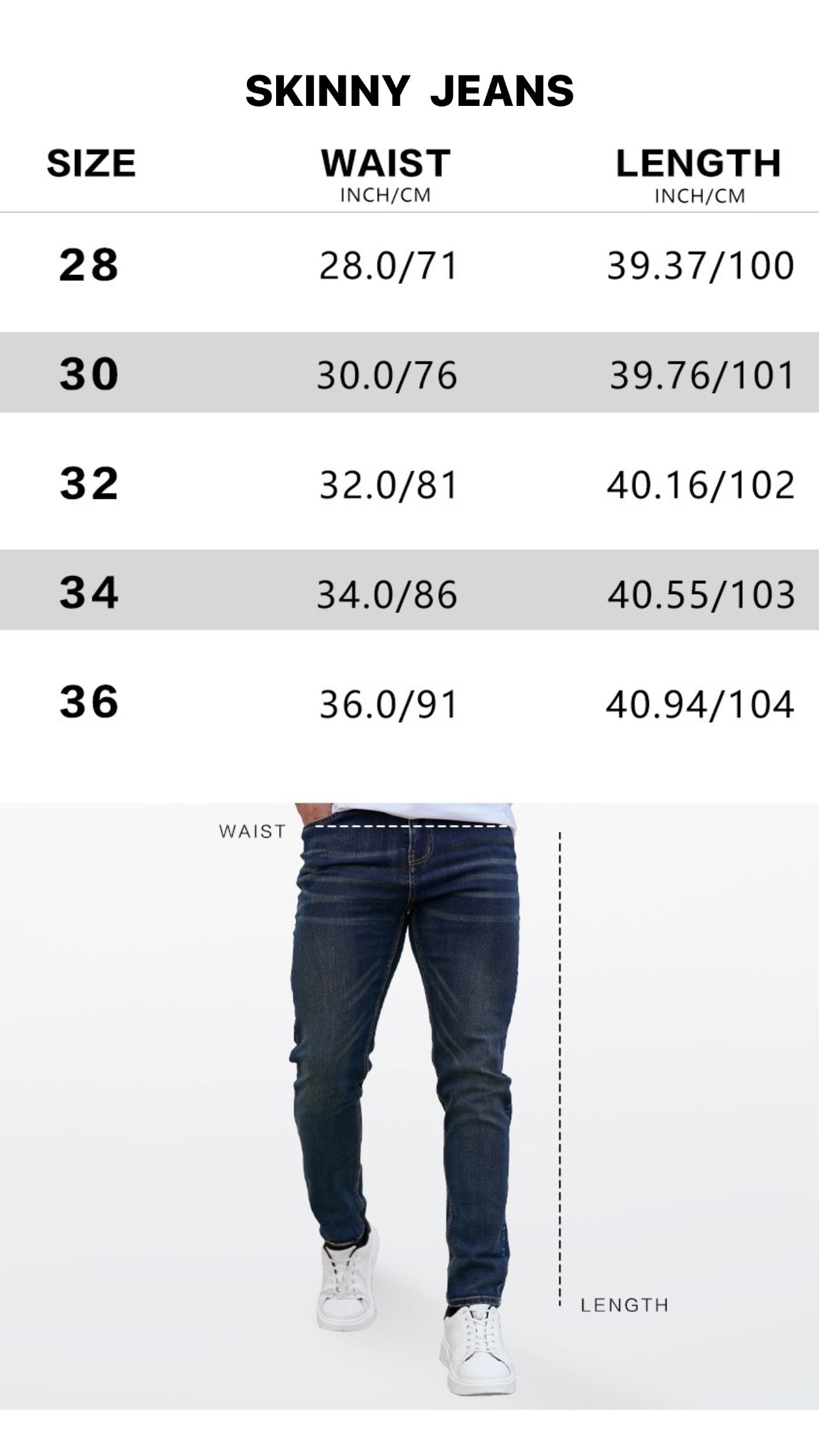 Men's Ice Blue Skinny Stretchable Jeans