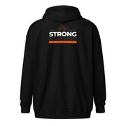 Men's hoodie with "Stay Strong" Message