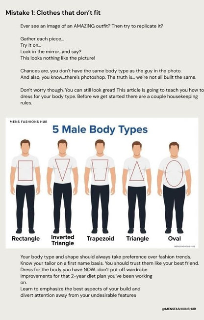 MENS FASHIONS HUB - PLAYBOOK