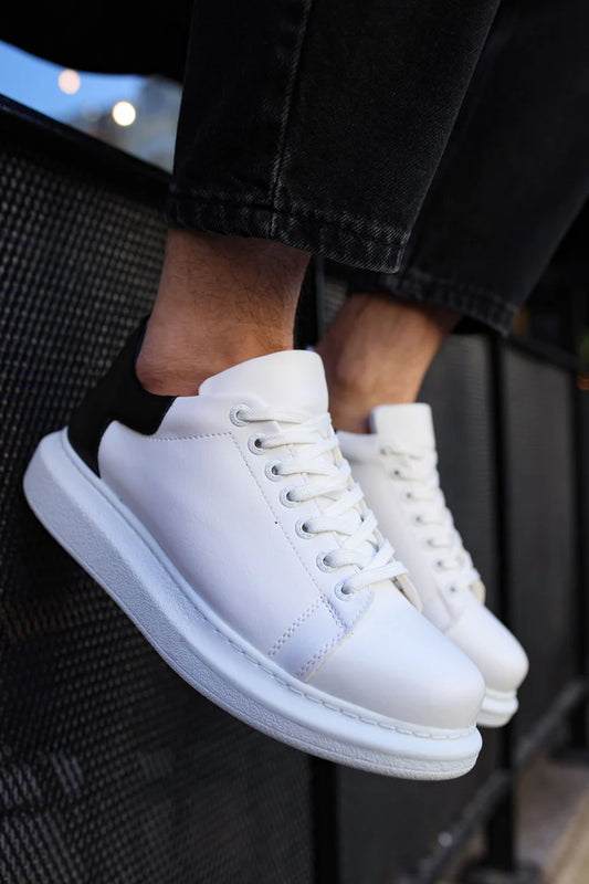 Classic White Leather Sneakers