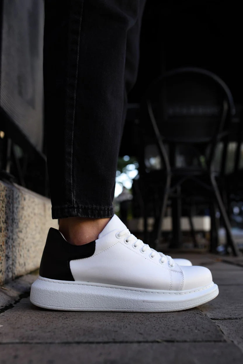 Classic White Leather Sneakers