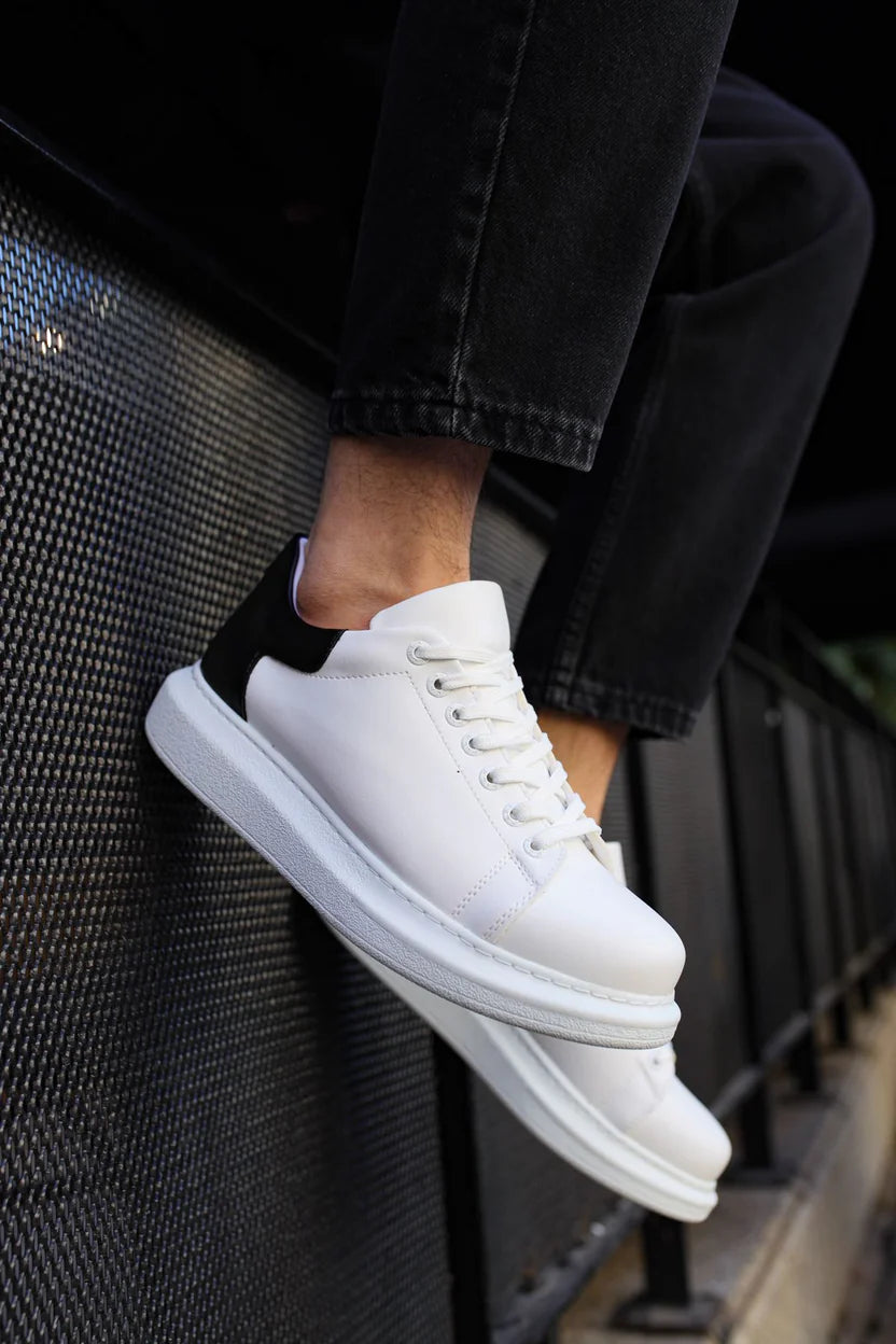 Classic White Leather Sneakers