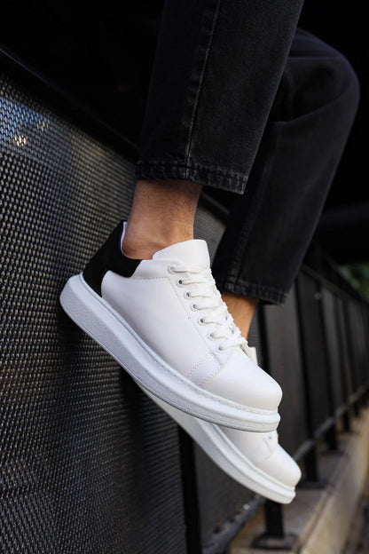 Classic White Leather Sneakers
