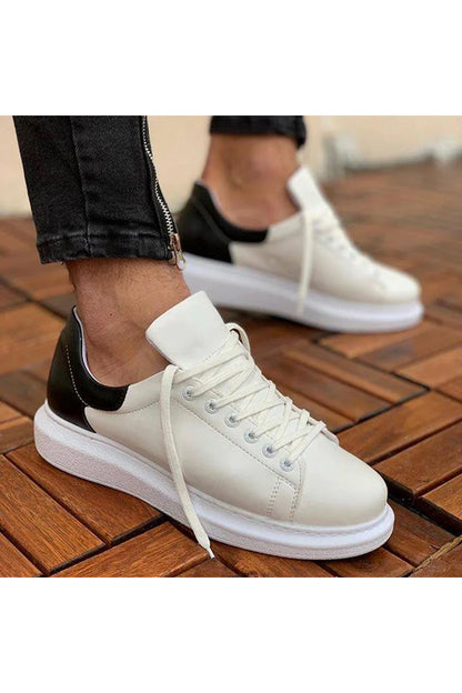 Classic White Leather Sneakers