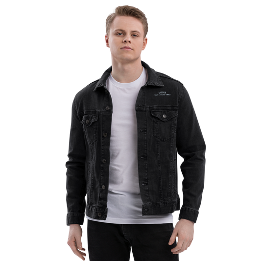 BOLD MEN'S BLACK DENIM JACKET