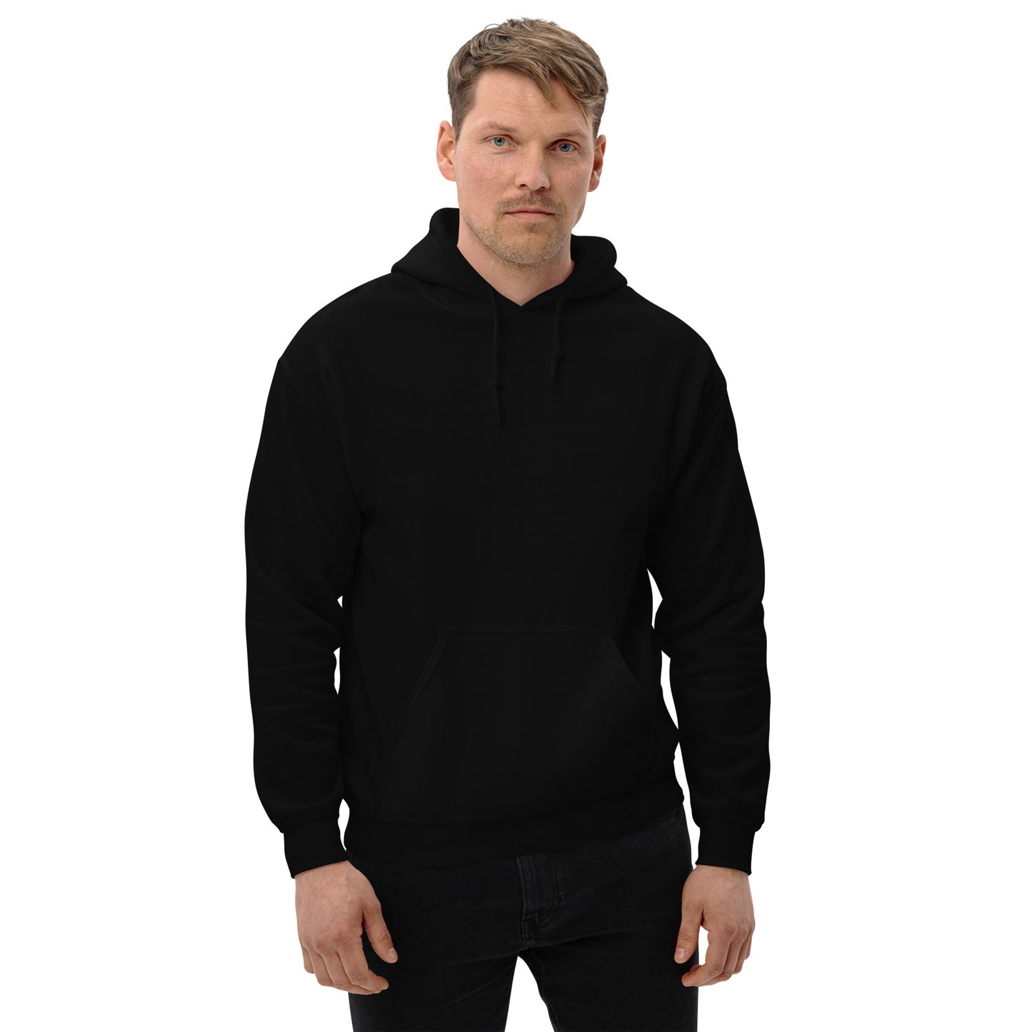 MEN'S ESSENTIAL BLACK HOODIE