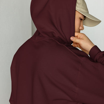 MEN'S ESSENTIAL MAROON HOODIE