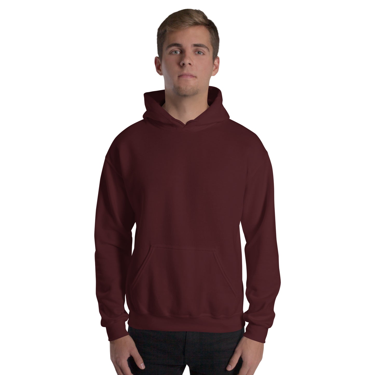 MEN'S ESSENTIAL MAROON HOODIE