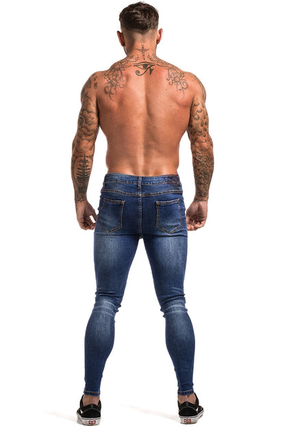 Men's Blue Skinny Stretchable Jeans