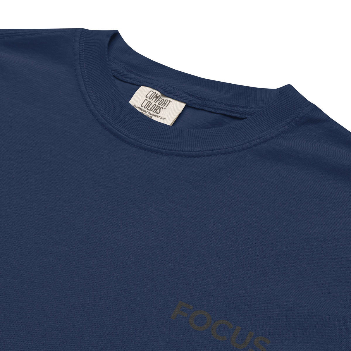 Slim Fit Essential T-Shirt "Focus" - BLUE