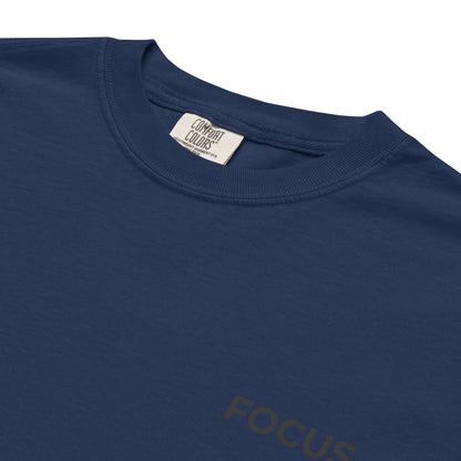 Slim Fit Essential T-Shirt "Focus" - BLUE