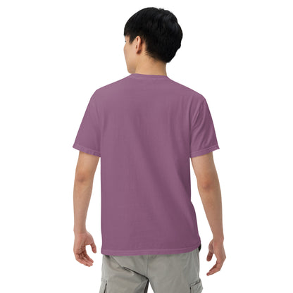 Slim Fit Essential T-Shirt "Focus" - BERRY