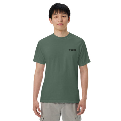 Slim Fit Essential T-Shirt "Focus" - GREEN