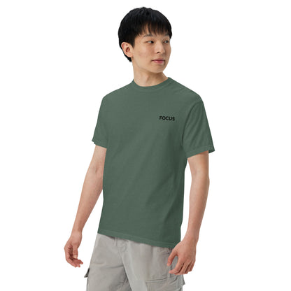 Slim Fit Essential T-Shirt "Focus" - GREEN