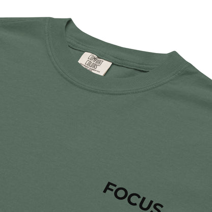 Slim Fit Essential T-Shirt "Focus" - GREEN
