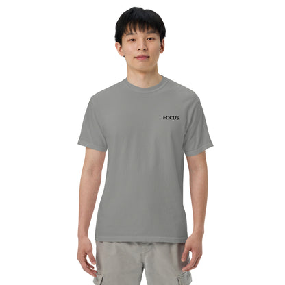 Slim Fit Essential T-Shirt "Focus" - GREY