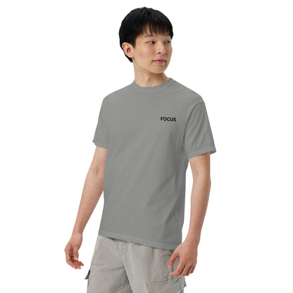 Slim Fit Essential T-Shirt "Focus" - GREY
