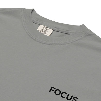 Slim Fit Essential T-Shirt "Focus" - GREY
