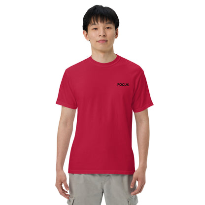 Slim Fit Essential T-Shirt "Focus" - RED