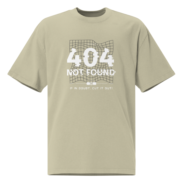 404 - Not Found - Oversized T-shirt