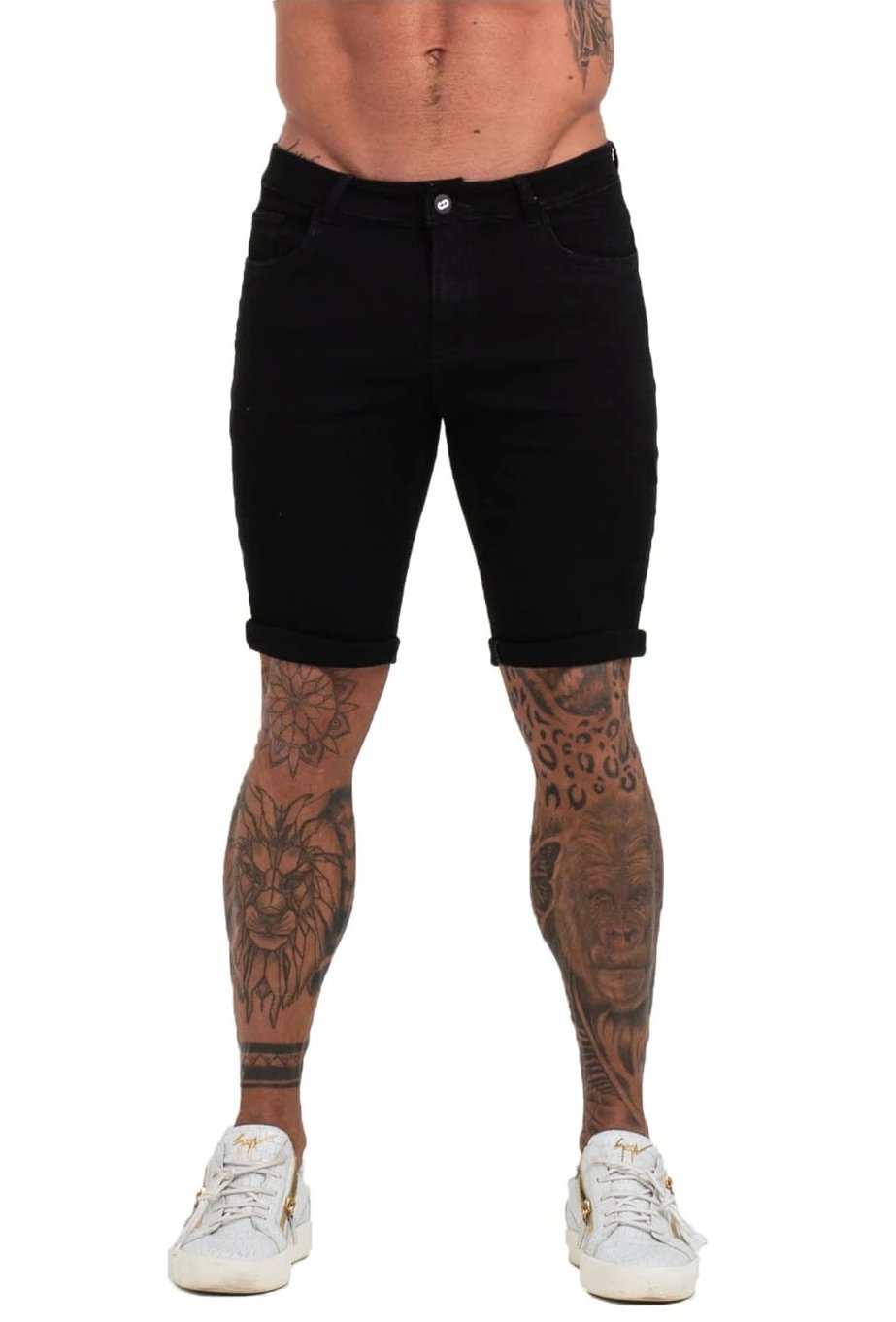 Black Denim Jeans Shorts For Summer - MensFashionsWorld 