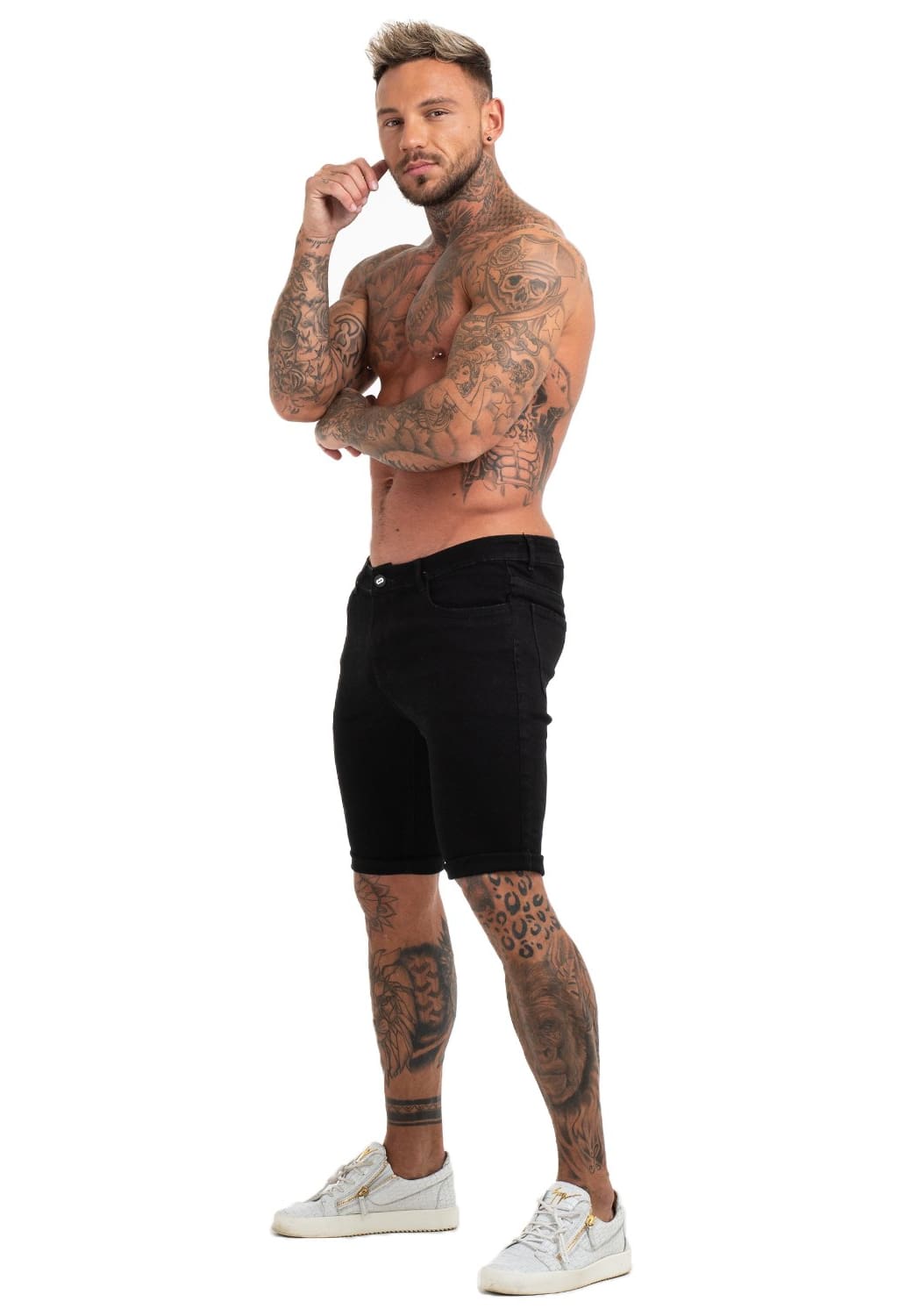 Black Denim Jeans Shorts For Summer - MensFashionsWorld 