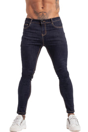 Men's Dark Blue Skinny Jeans - MensFashionsWorld 