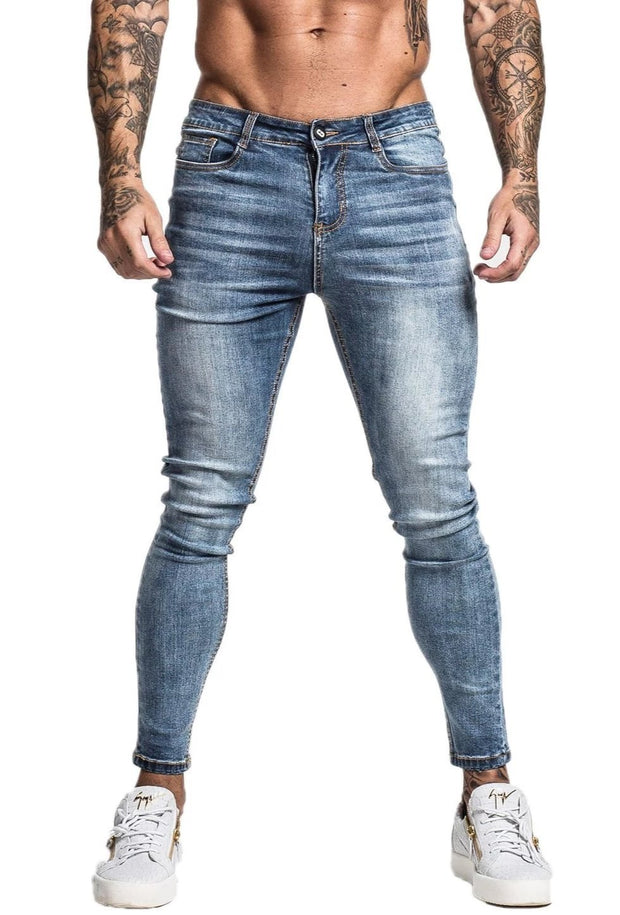 Light Blue Urban Street Style Jeans - MensFashionsWorld 
