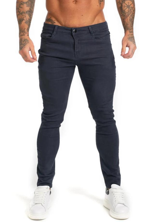 Men's Dark Blue Skinny Jeans - MensFashionsWorld 
