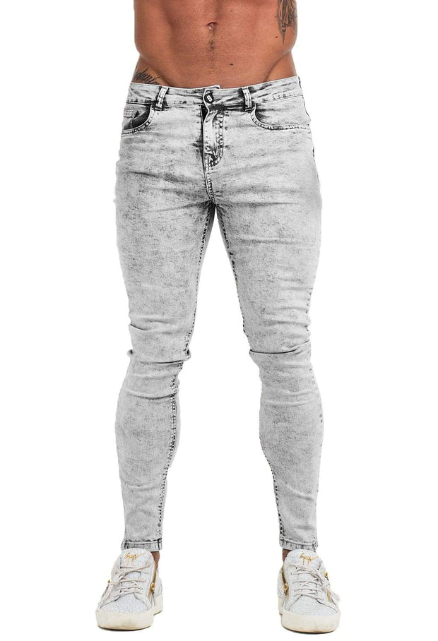Mens Skinny Stretch Tapered Jeans - MensFashionsWorld 