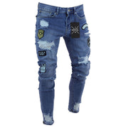 MEN'S Most Fashionable Slim Fit Ripped Jeans